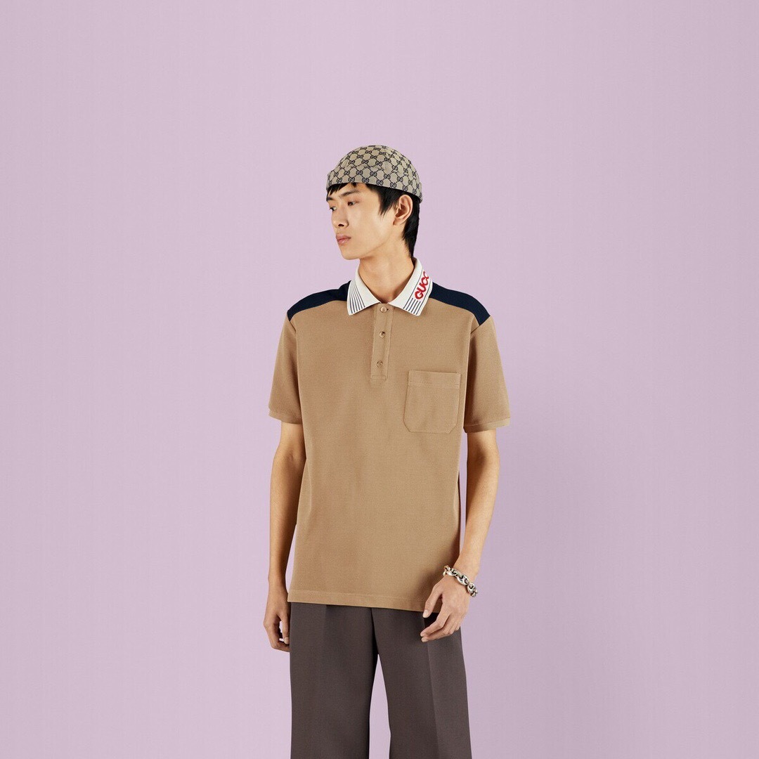 P339 G大螺纹拼接POLO衫 · image 11