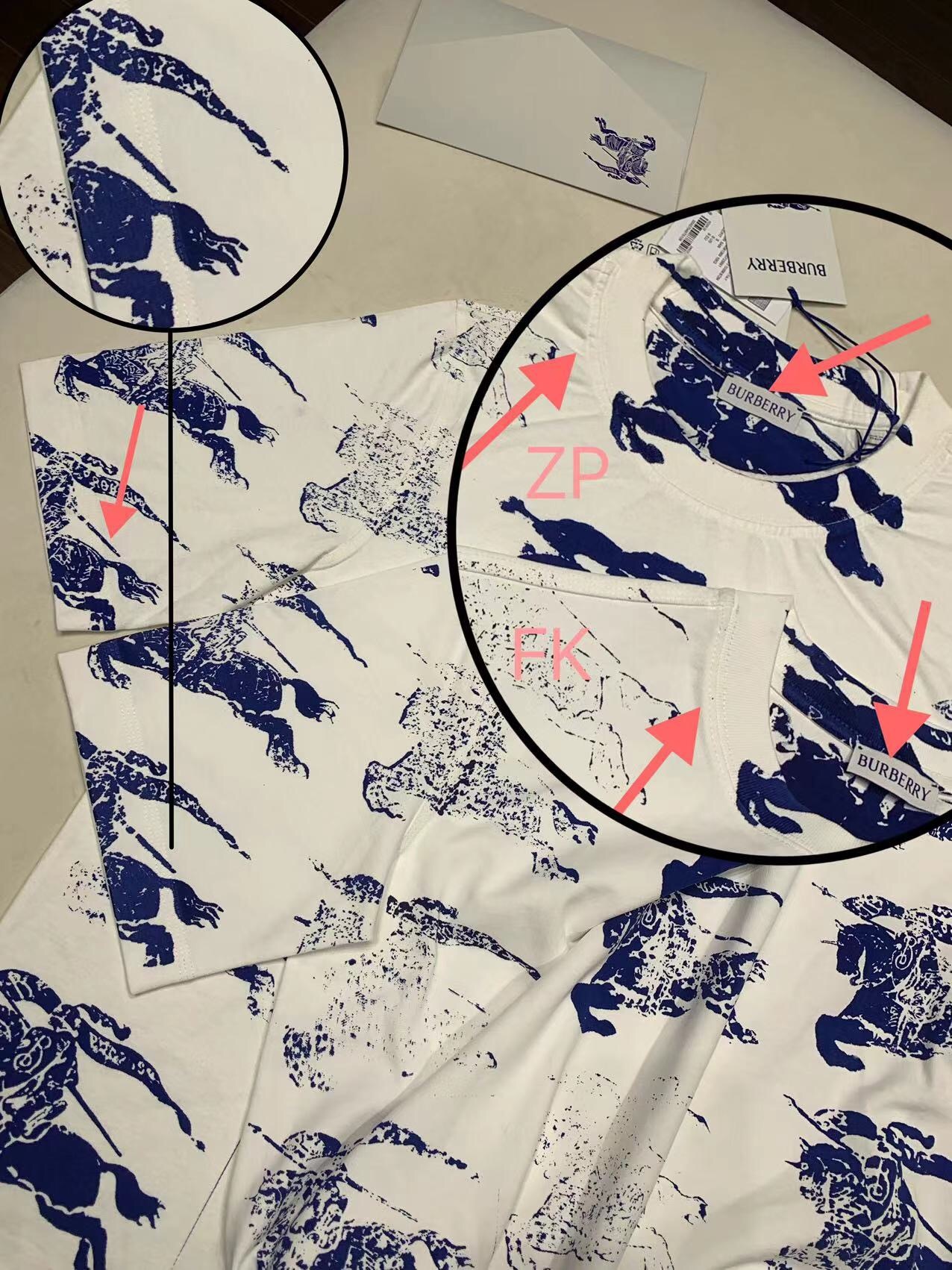 P239 马术水墨印章短袖 白色 · image 12