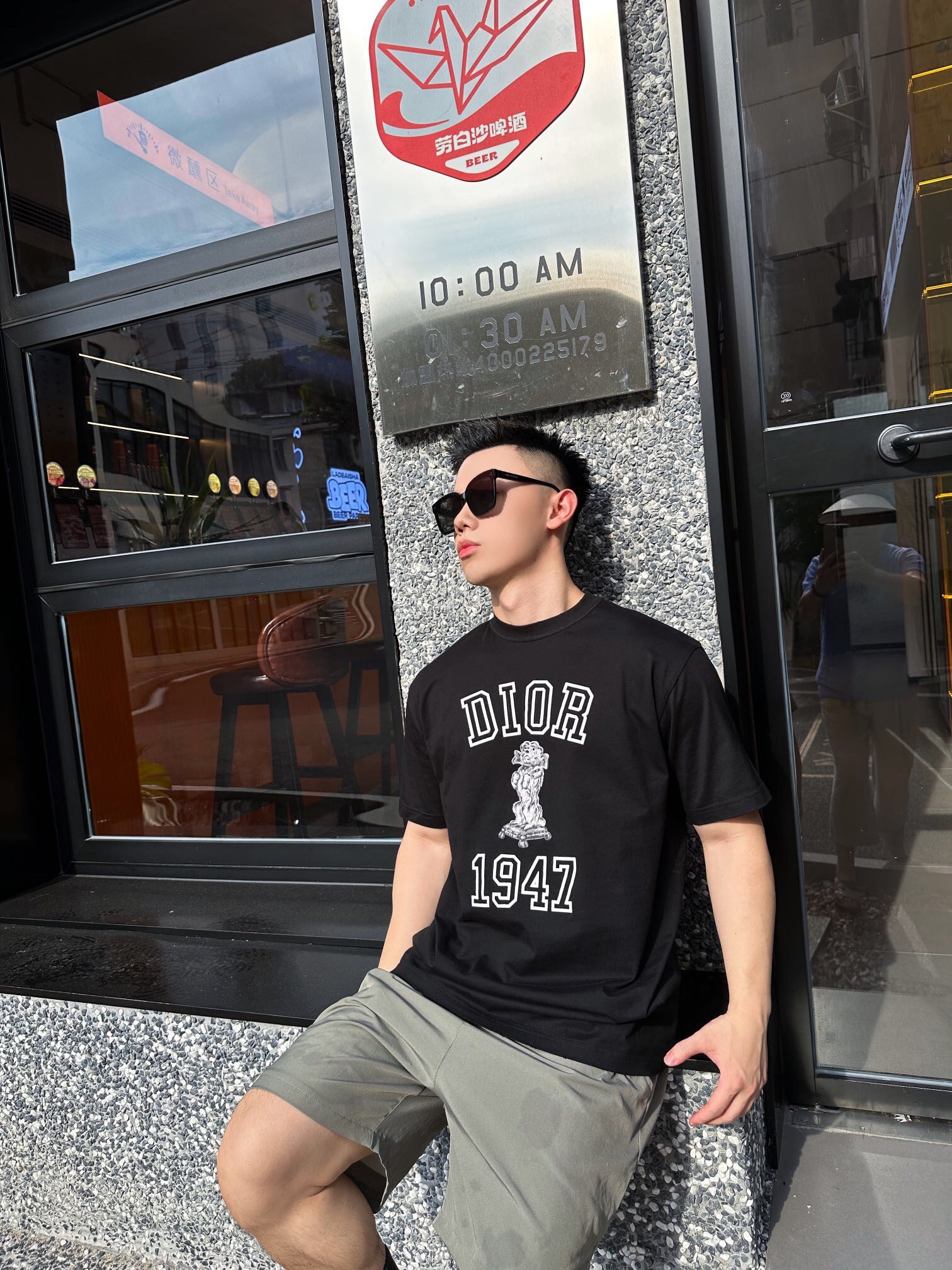 P259 小狗植绒短袖 黑色 · image 17