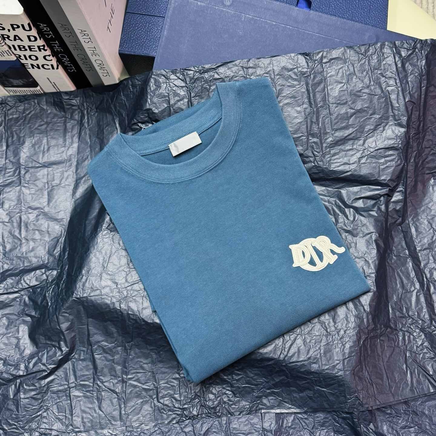 P229 DR字母章子短袖 浅蓝色 · image 9