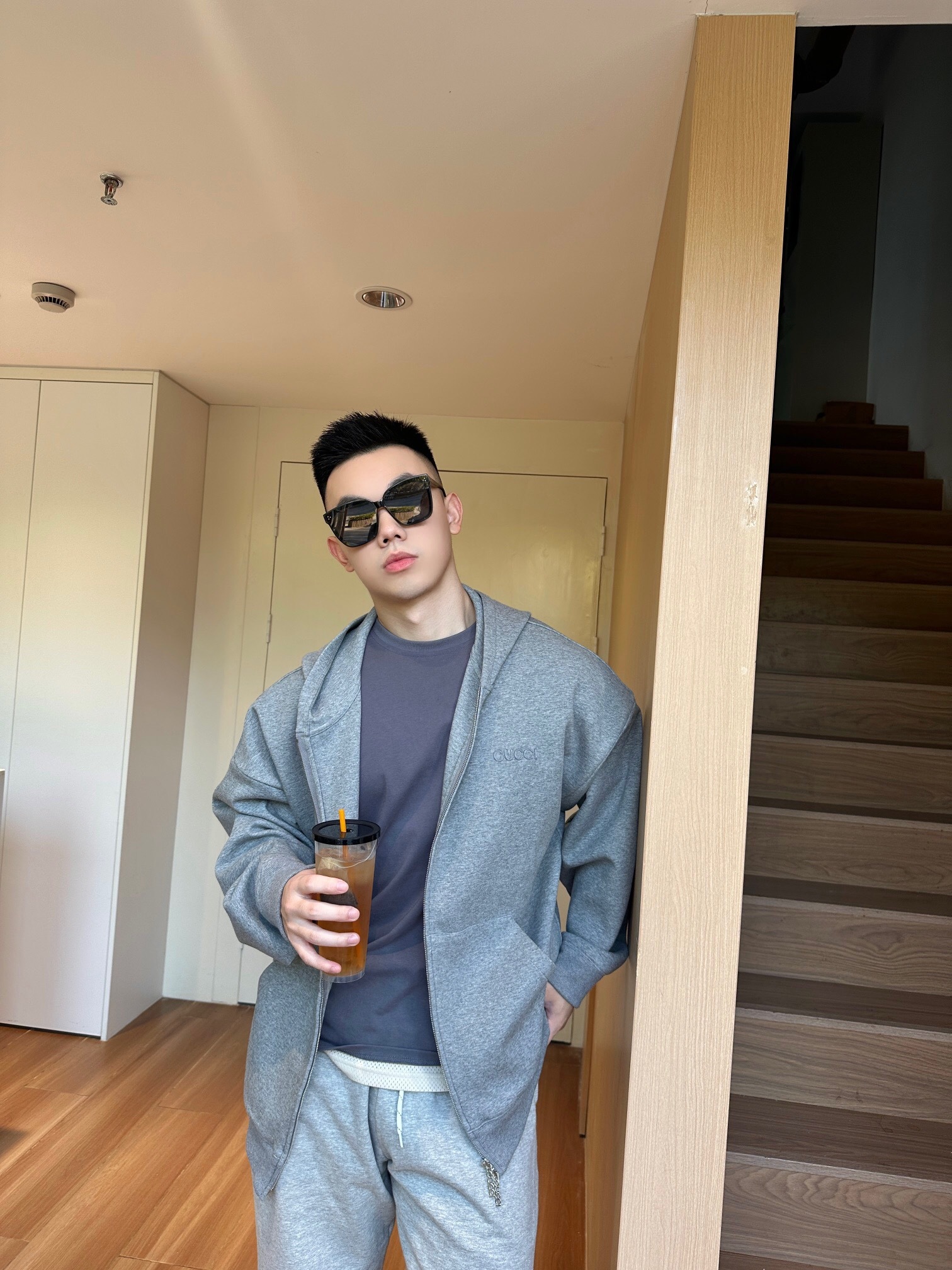 P509 太空棉刺绣卫衣 灰色 · image 18