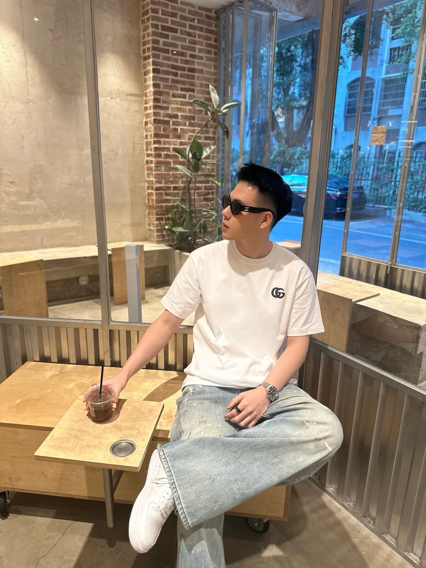 P219 双G刺绣T恤白色 · image 12