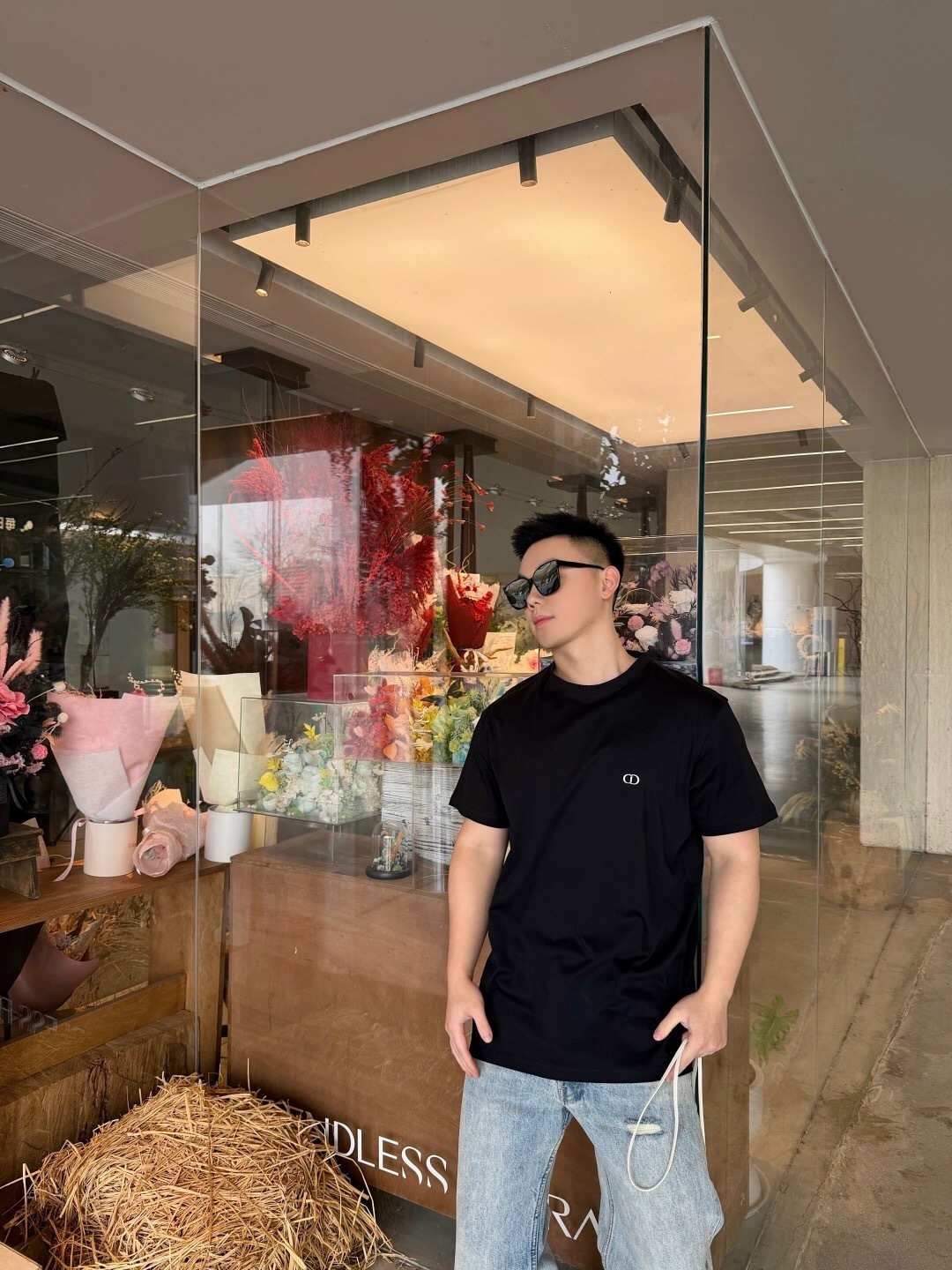 P209 CD小刺绣T恤黑色 · image 22