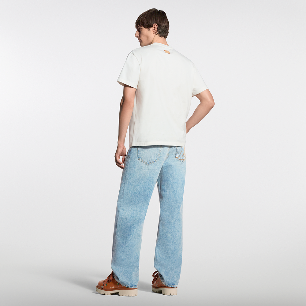 P229 热带动物刺绣T恤白色 · image 16