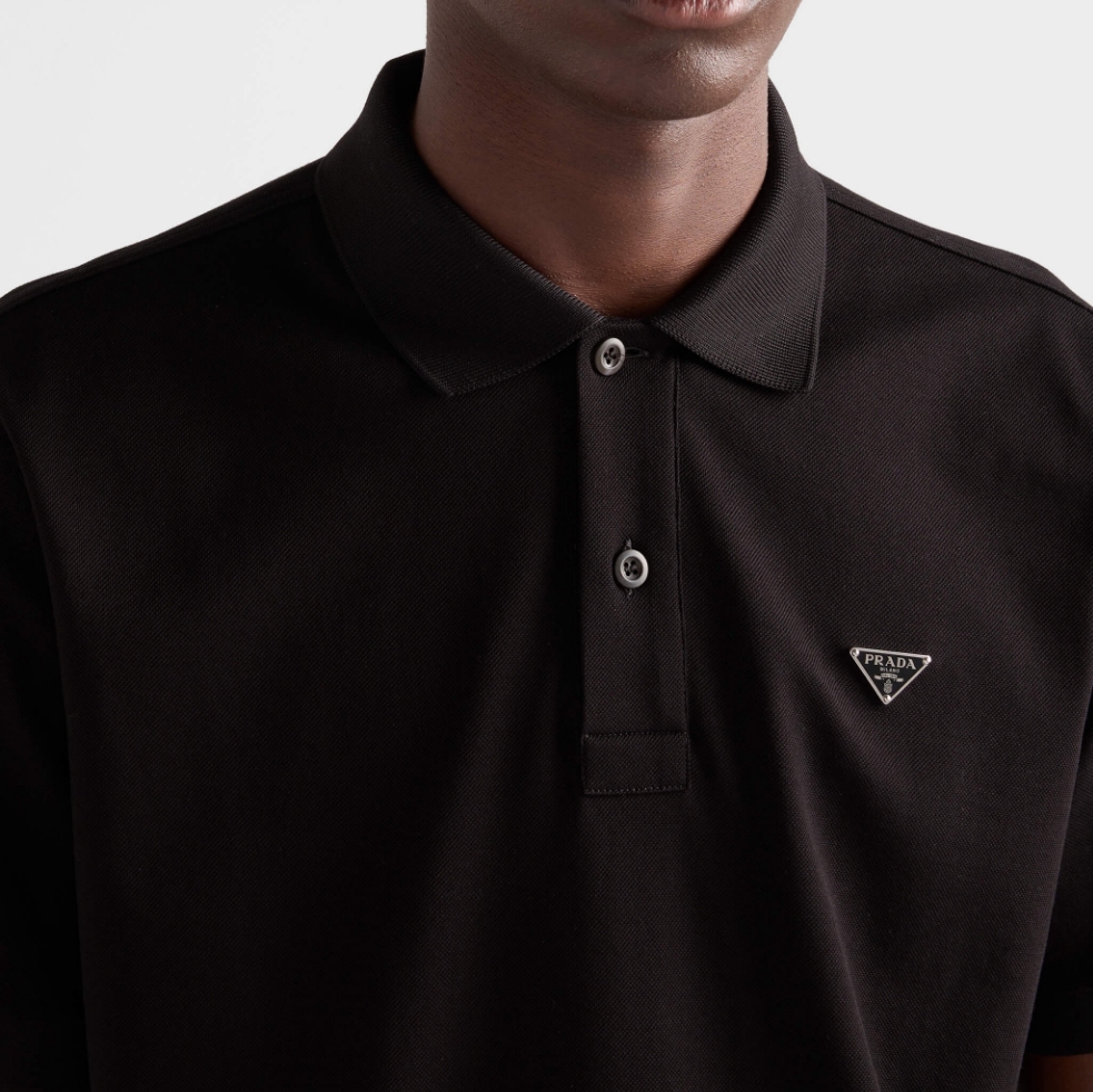 P309 Classic Triangle Black Polo Shirt · image 15